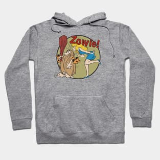 Retro Cartoon Characters ZOWIE with a kiss Hoodie